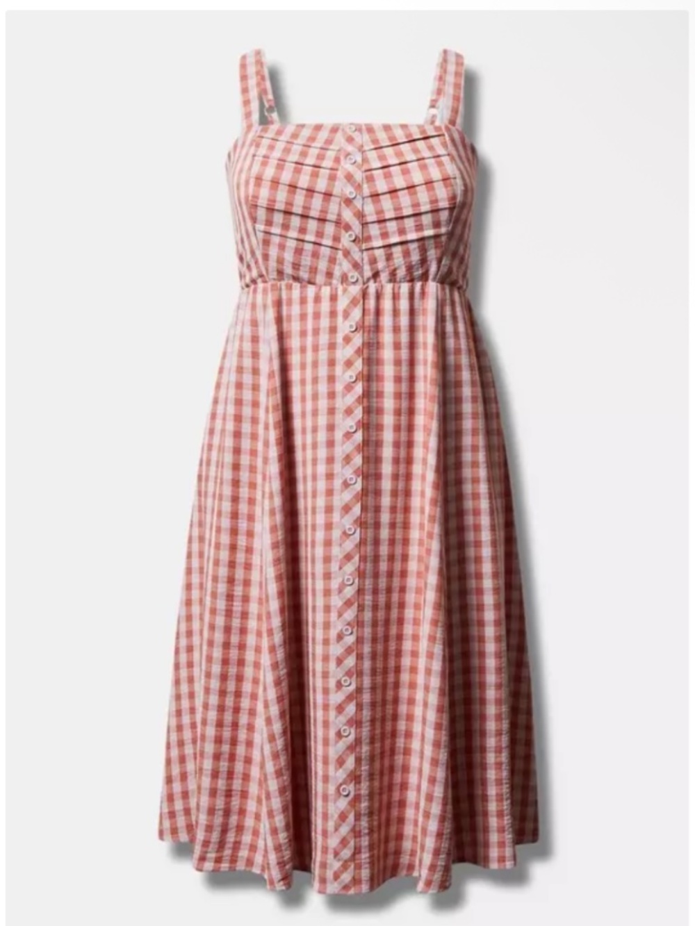 TORRID size 3 (3X) or 22/24 NWOTS gingham midi sundress